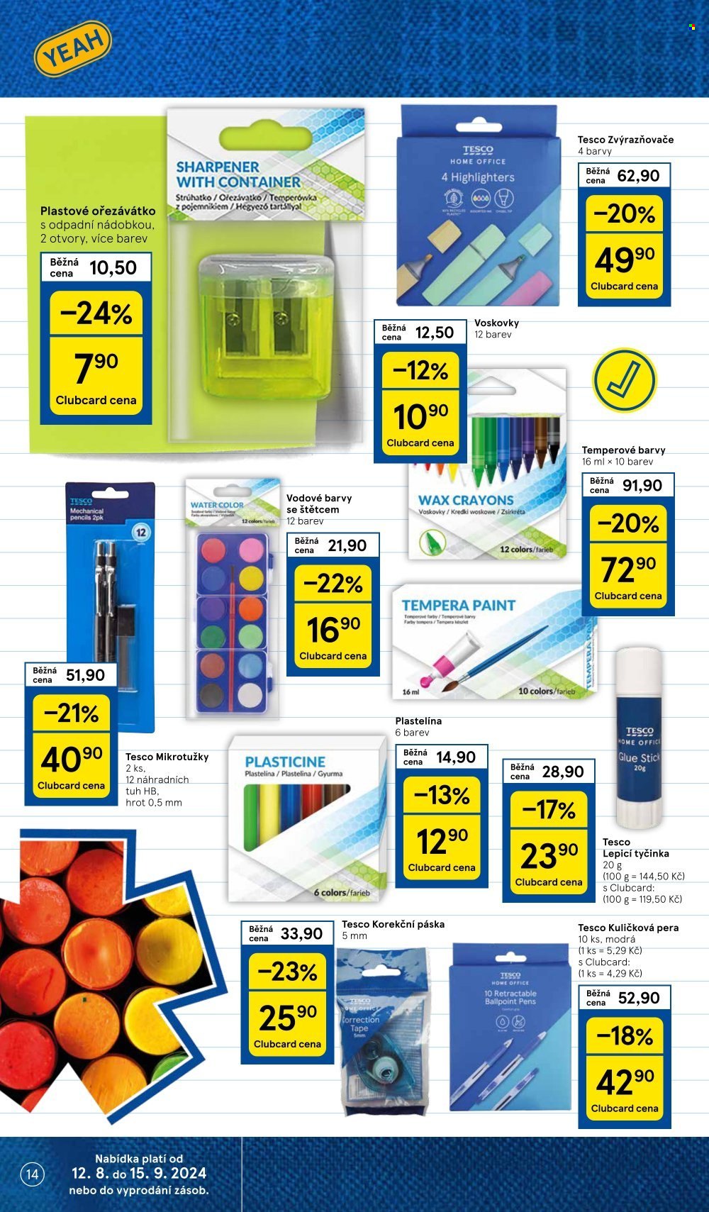 Leták TESCO hypermarket - 12.8.2024 - 20.8.2024. Strana 14