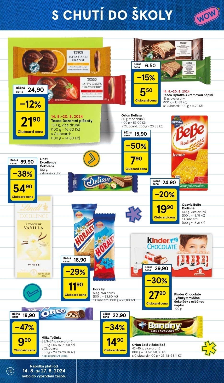 Leták TESCO supermarket - 14.8.2024 - 20.8.2024. Strana 10