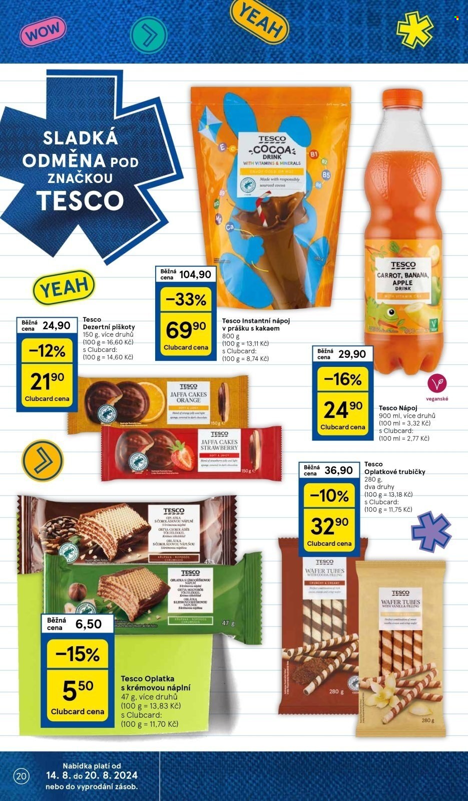Leták TESCO - 14.8.2024 - 20.8.2024. Strana 20