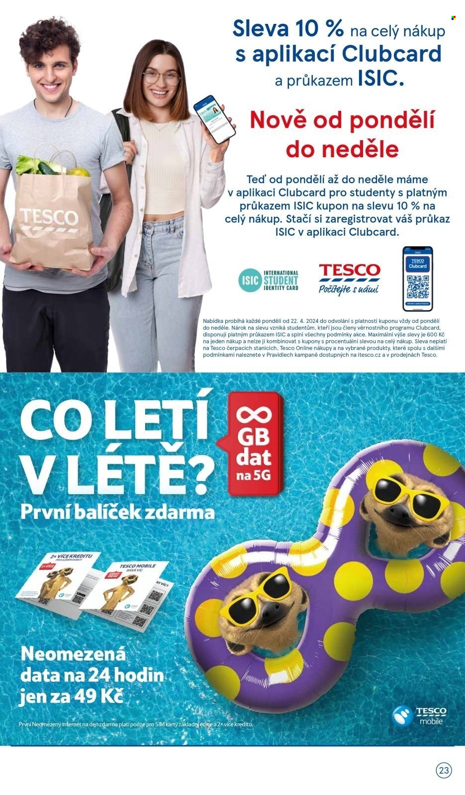 Leták TESCO - 14.8.2024 - 20.8.2024. Strana 23