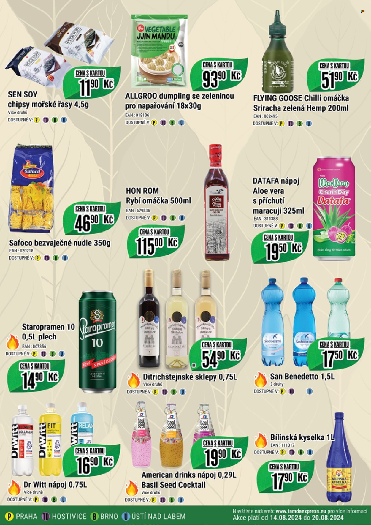 Leták Tamda Foods - 14.8.2024 - 20.8.2024. Strana 4