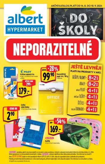 Leták Albert Hypermarket - 14.8.2024 - 10.9.2024.