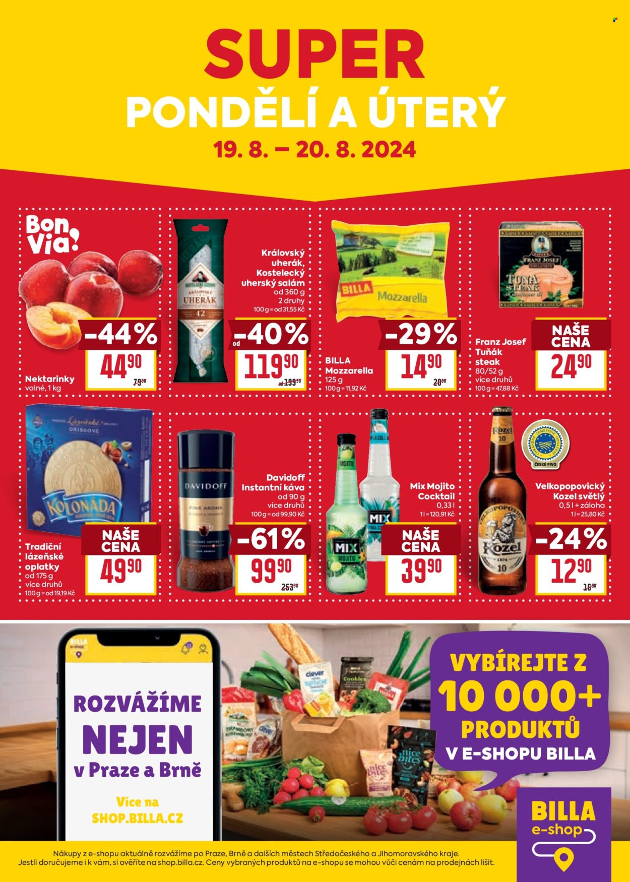 Leták BILLA - 14.8.2024 - 20.8.2024. Strana 26