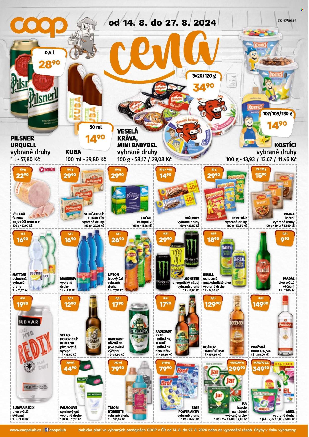 Leták coop JEDNOTA - 14.8.2024 - 27.8.2024. Strana 4