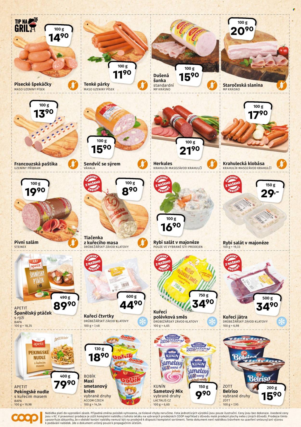 Leták coop JEDNOTA - 14.8.2024 - 27.8.2024. Strana 2