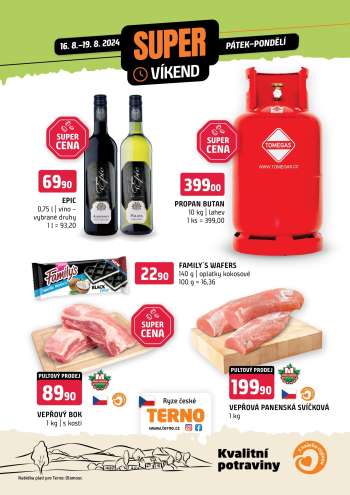 Leták coop TERNO - 16.8.2024 - 19.8.2024.