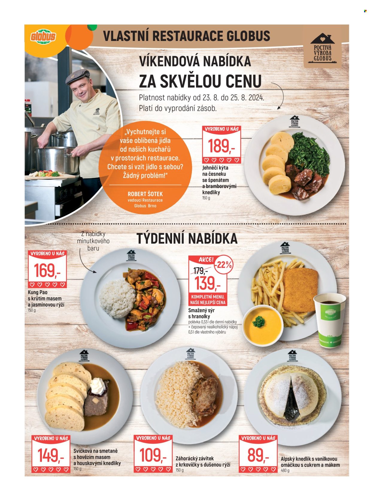 Leták Globus - 21.8.2024 - 27.8.2024. Strana 13