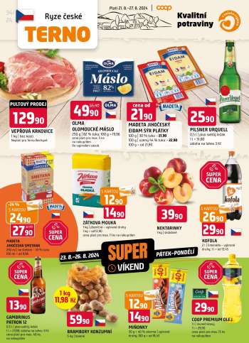 Leták coop TERNO - 21.8.2024 - 27.8.2024.