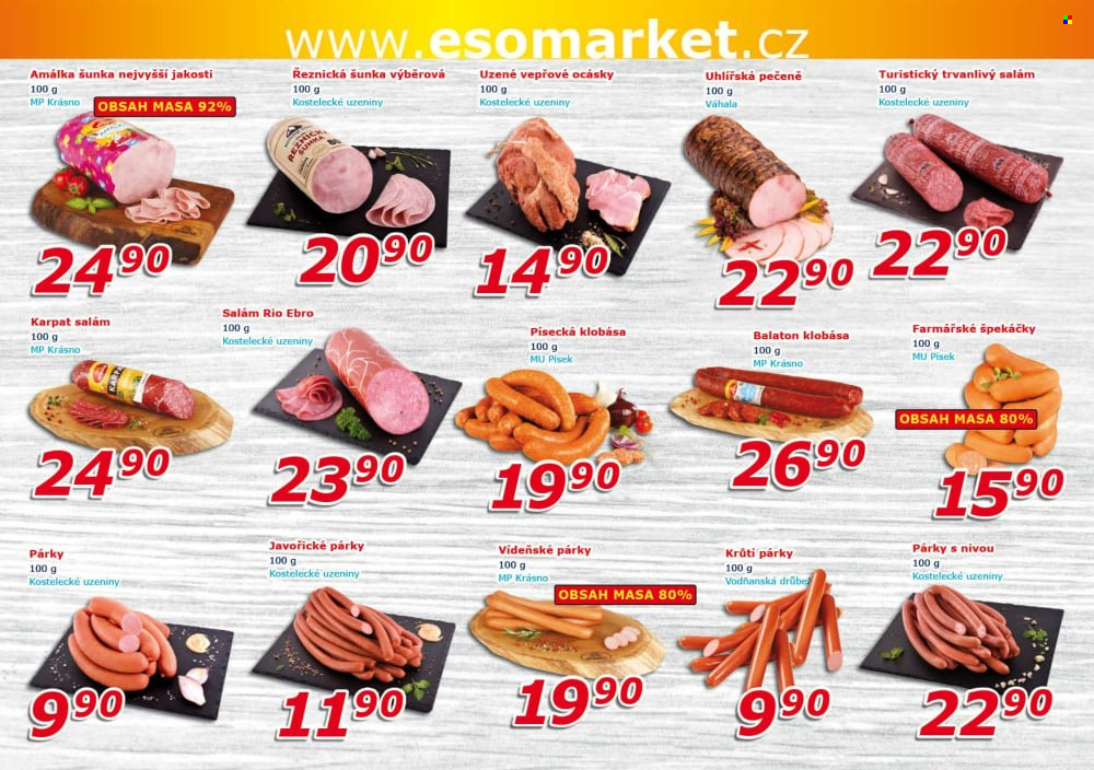 Leták ESO MARKET - 21.8.2024 - 1.9.2024. Strana 2