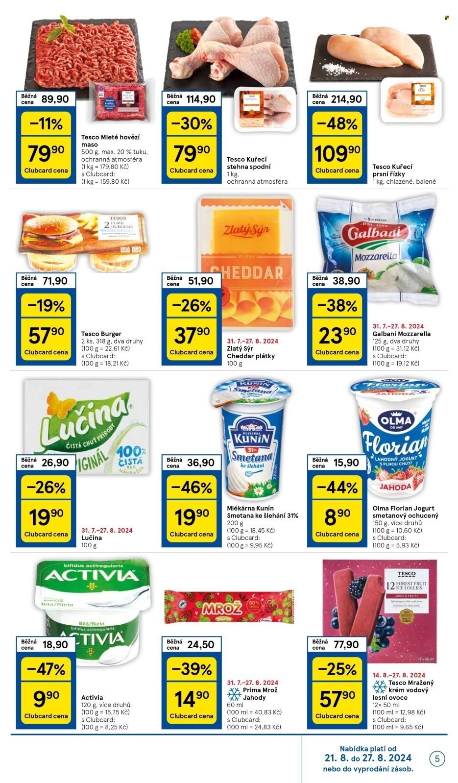 Leták TESCO supermarket - 21.8.2024 - 27.8.2024. Strana 5