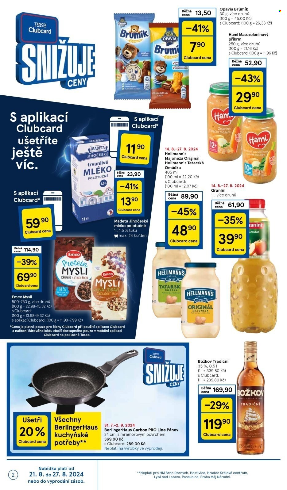 Leták TESCO - 21.8.2024 - 27.8.2024. Strana 2