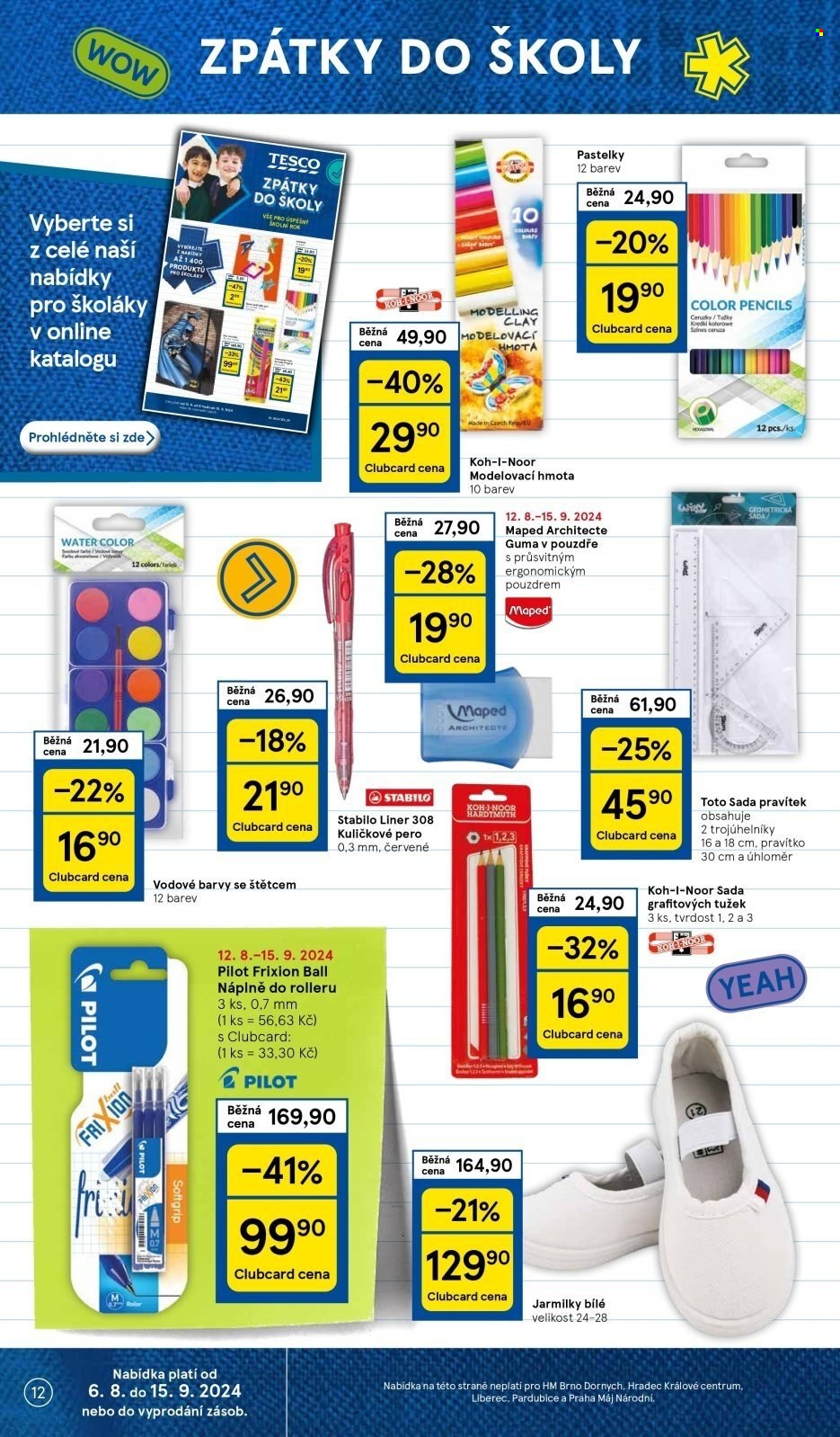 Leták TESCO - 21.8.2024 - 27.8.2024. Strana 12