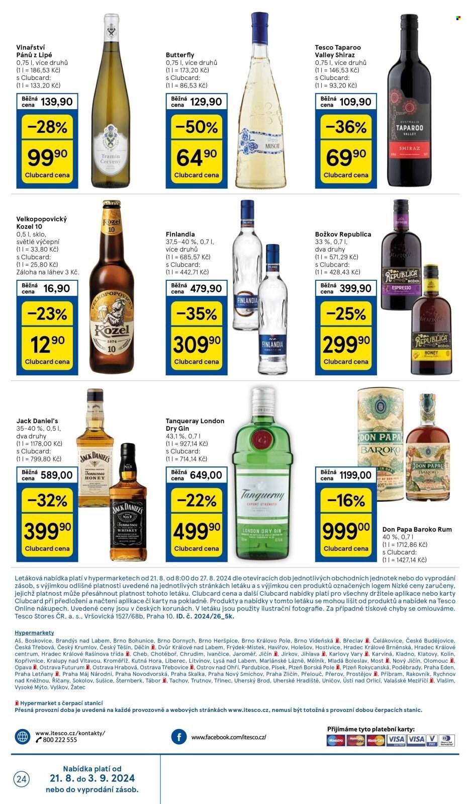 Leták TESCO - 21.8.2024 - 27.8.2024. Strana 24