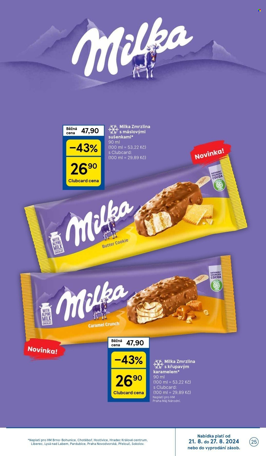 Leták TESCO - 21.8.2024 - 27.8.2024. Strana 25