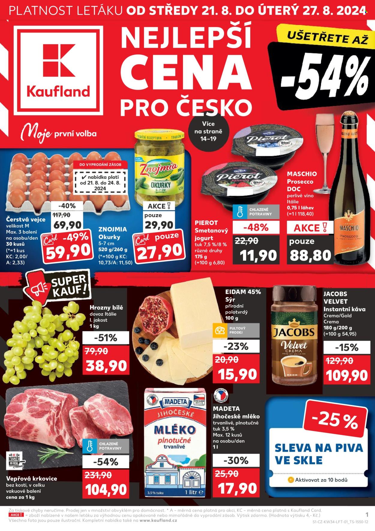 Leták Kaufland - 21.8.2024 - 27.8.2024. Strana 1