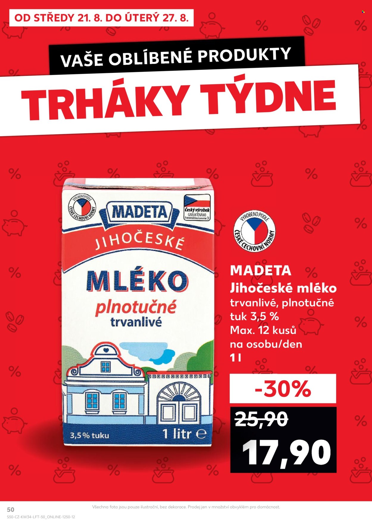Leták Kaufland - 21.8.2024 - 27.8.2024. Strana 50