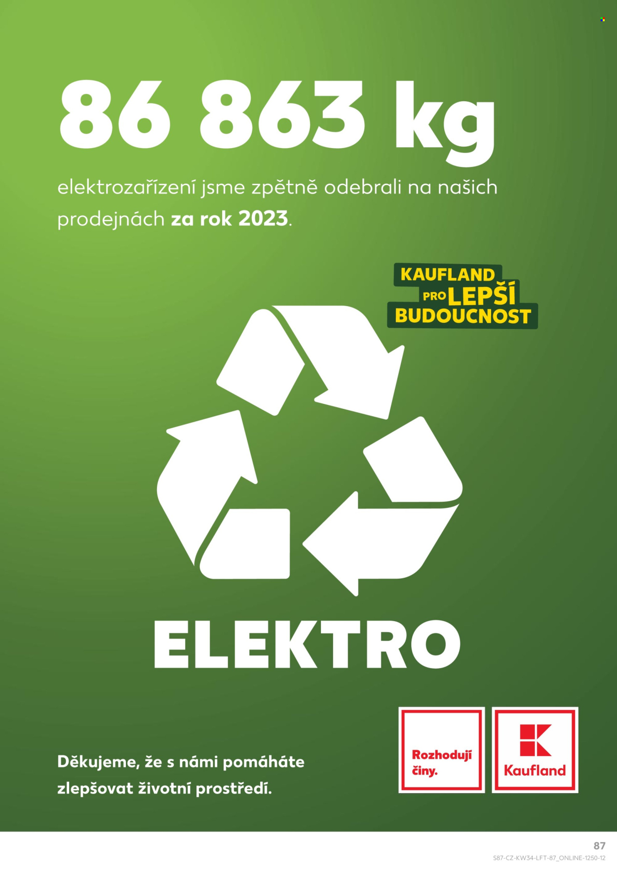Leták Kaufland - 21.8.2024 - 27.8.2024. Strana 87