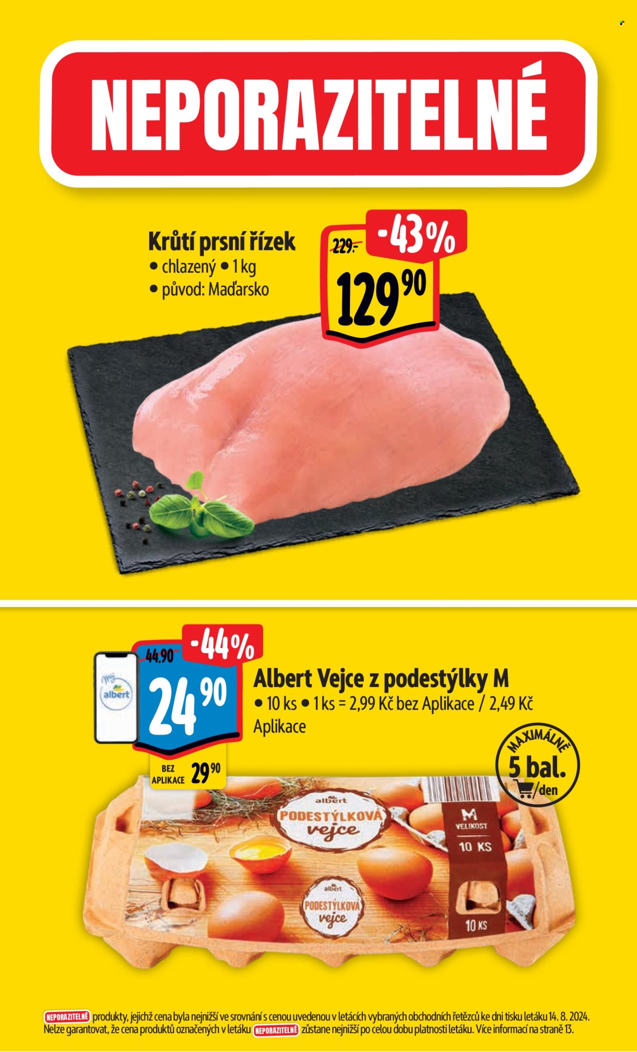 Leták Albert Hypermarket - 21.8.2024 - 27.8.2024. Strana 4