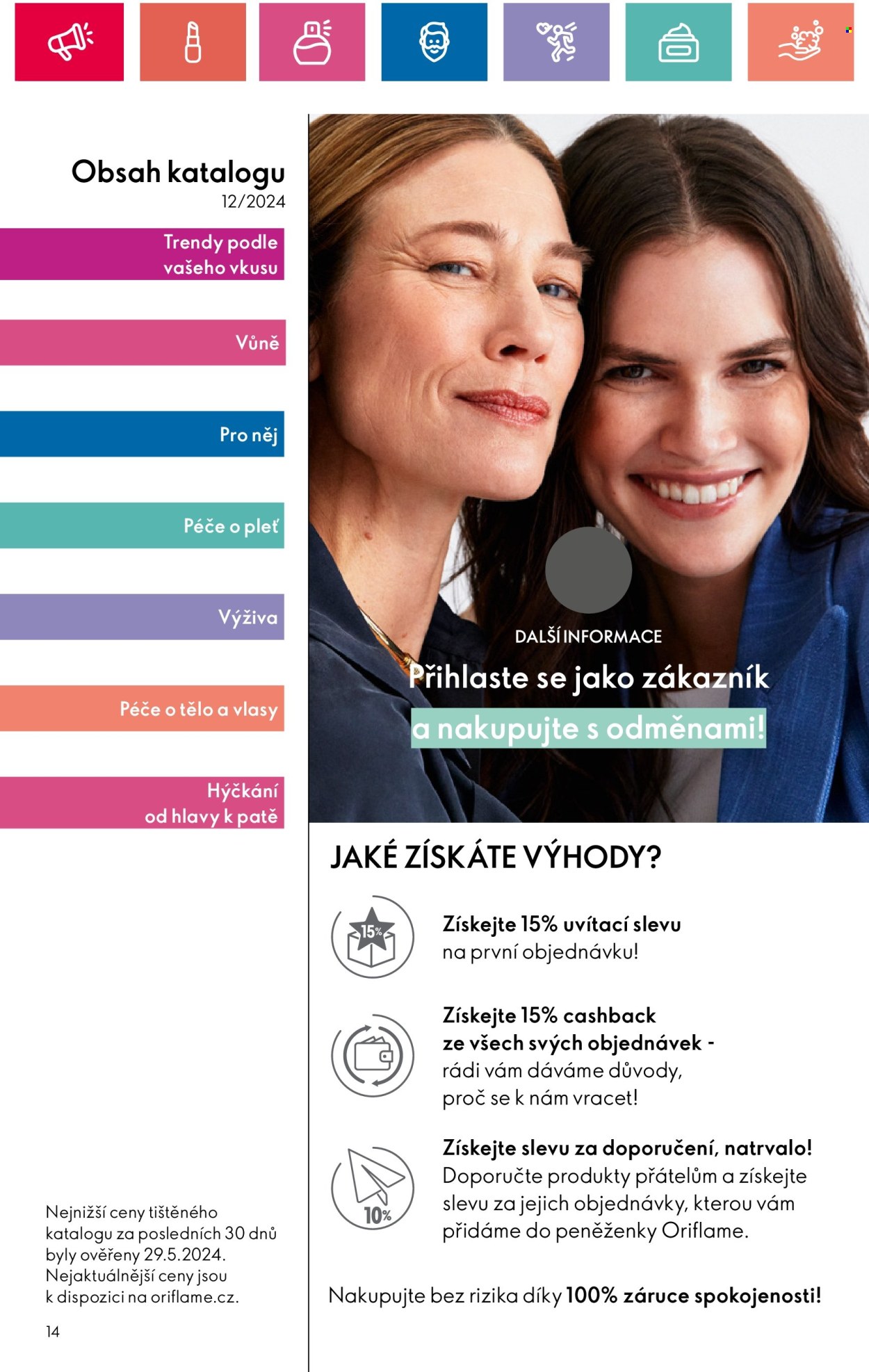 Leták ORIFLAME - 20.8.2024 - 9.9.2024. Strana 14