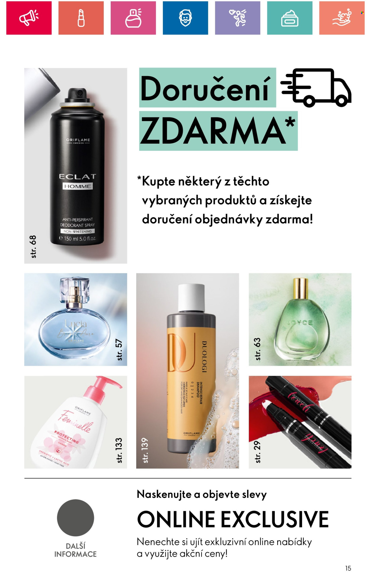 Leták ORIFLAME - 20.8.2024 - 9.9.2024. Strana 15