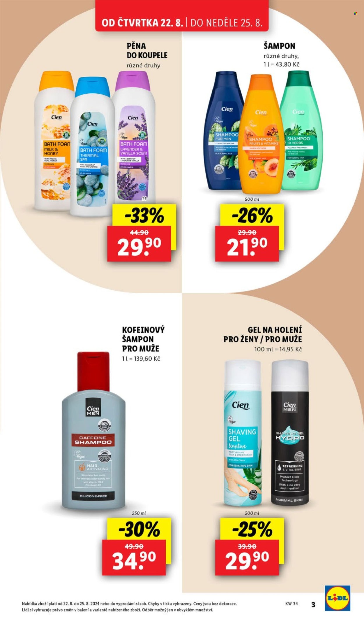 Leták Lidl - 22.8.2024 - 25.8.2024. Strana 3