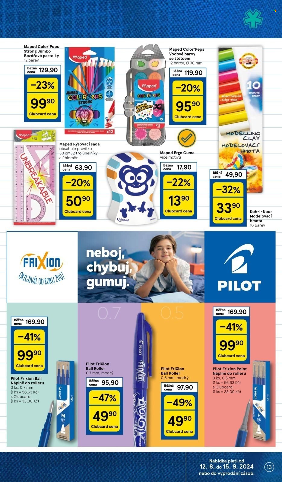 Leták TESCO hypermarket - 12.8.2024 - 15.9.2024. Strana 13