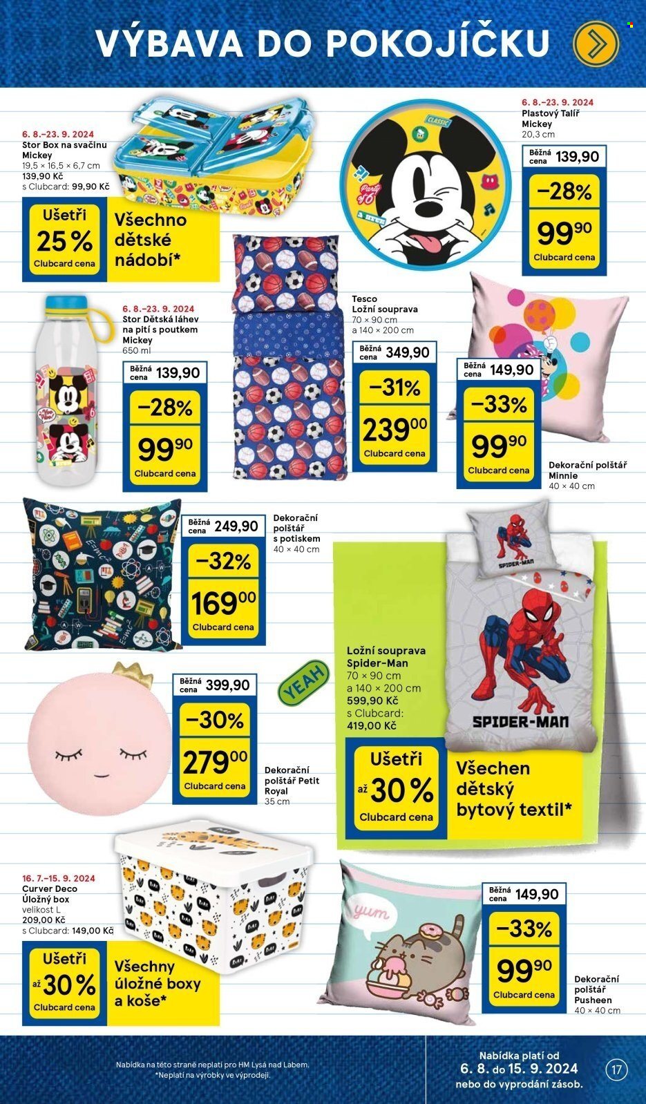 Leták TESCO hypermarket - 12.8.2024 - 15.9.2024. Strana 17