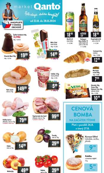 Leták Qanto market - 22.8.2024 - 28.8.2024.