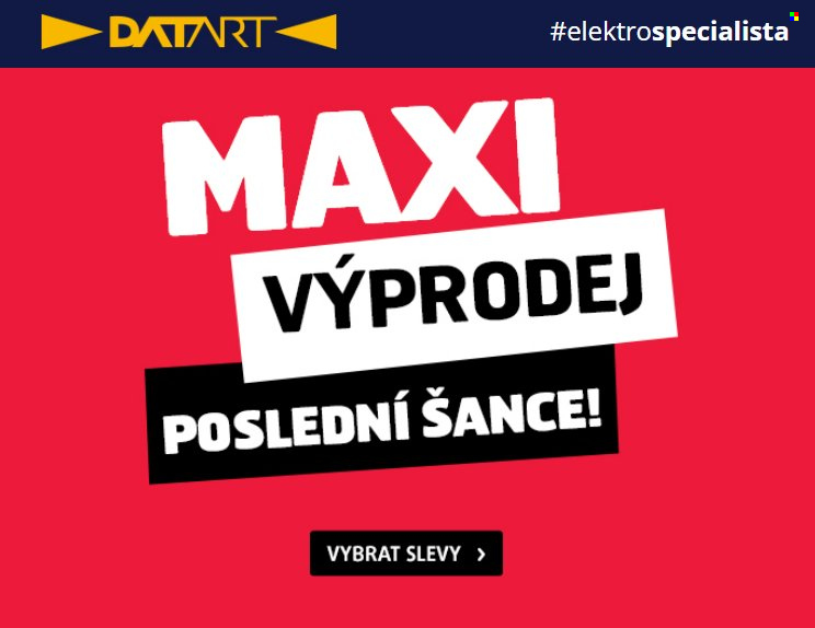 Leták DATART - 21.8.2024 - 23.8.2024. Strana 1