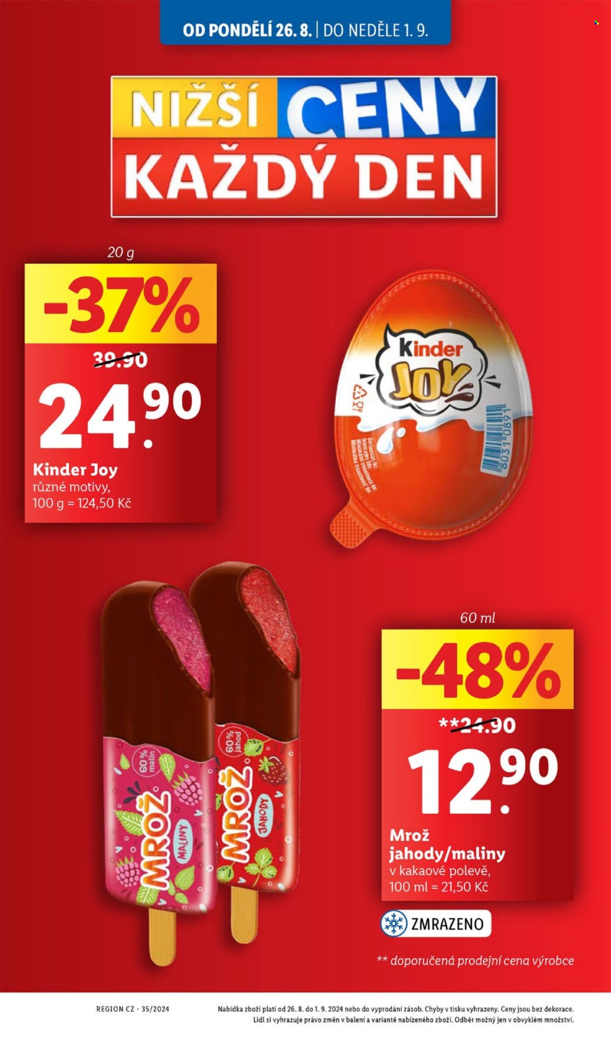 Leták Lidl - 26.8.2024 - 1.9.2024. Strana 4