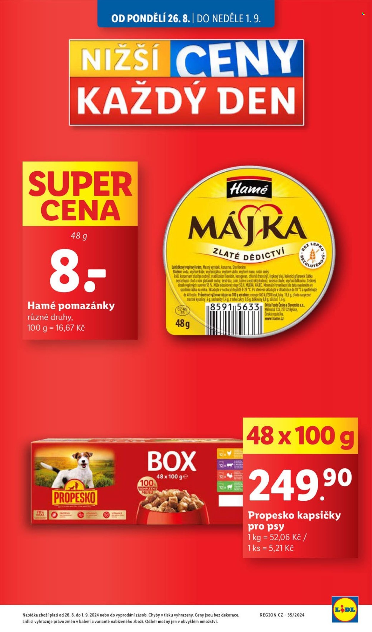 Leták Lidl - 26.8.2024 - 1.9.2024. Strana 7