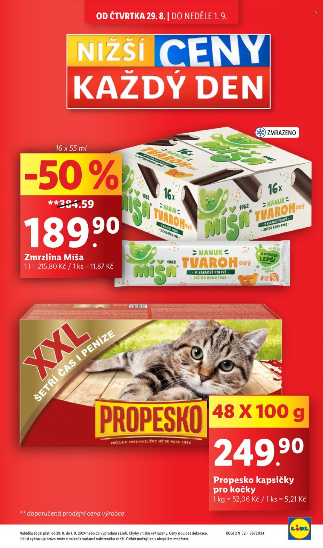 Leták Lidl - 29.8.2024 - 1.9.2024. Strana 9