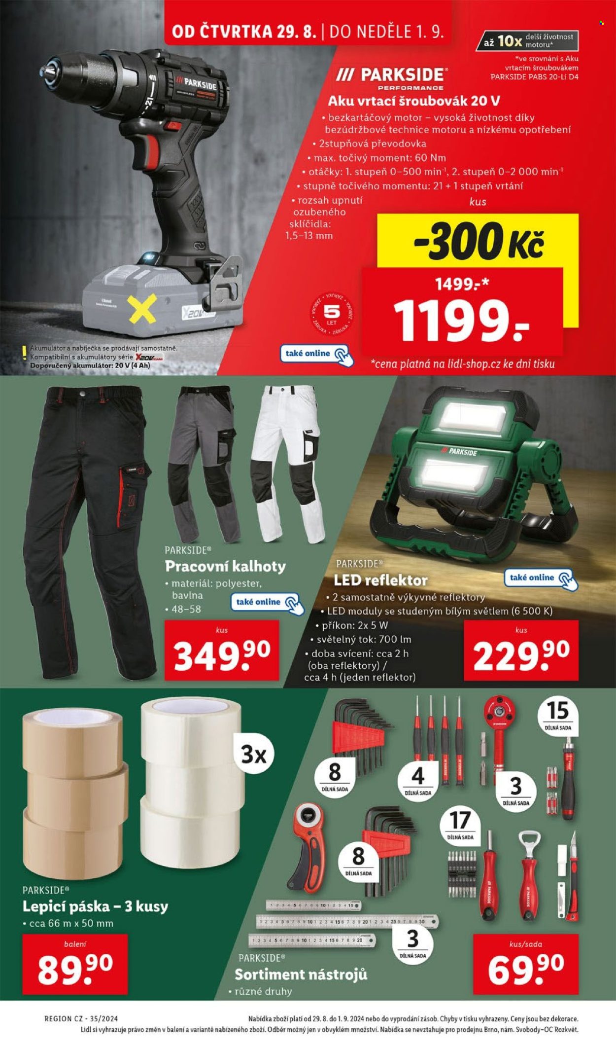 Leták Lidl - 26.8.2024 - 1.9.2024. Strana 20