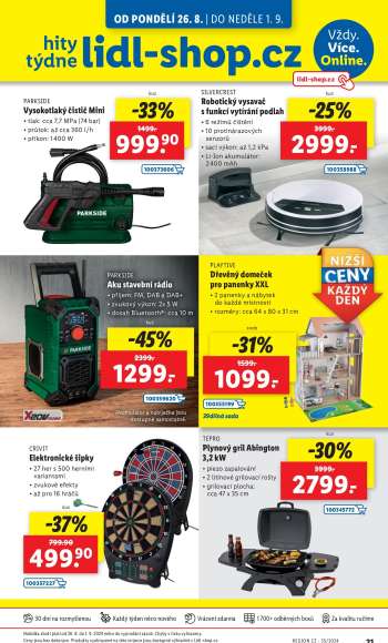 Leták Lidl - 26.8.2024 - 1.9.2024.