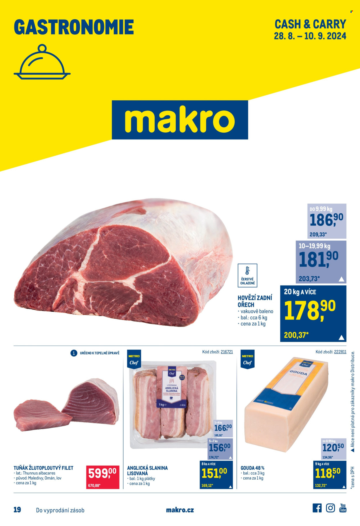 Leták MAKRO - 28.8.2024 - 10.9.2024. Strana 1
