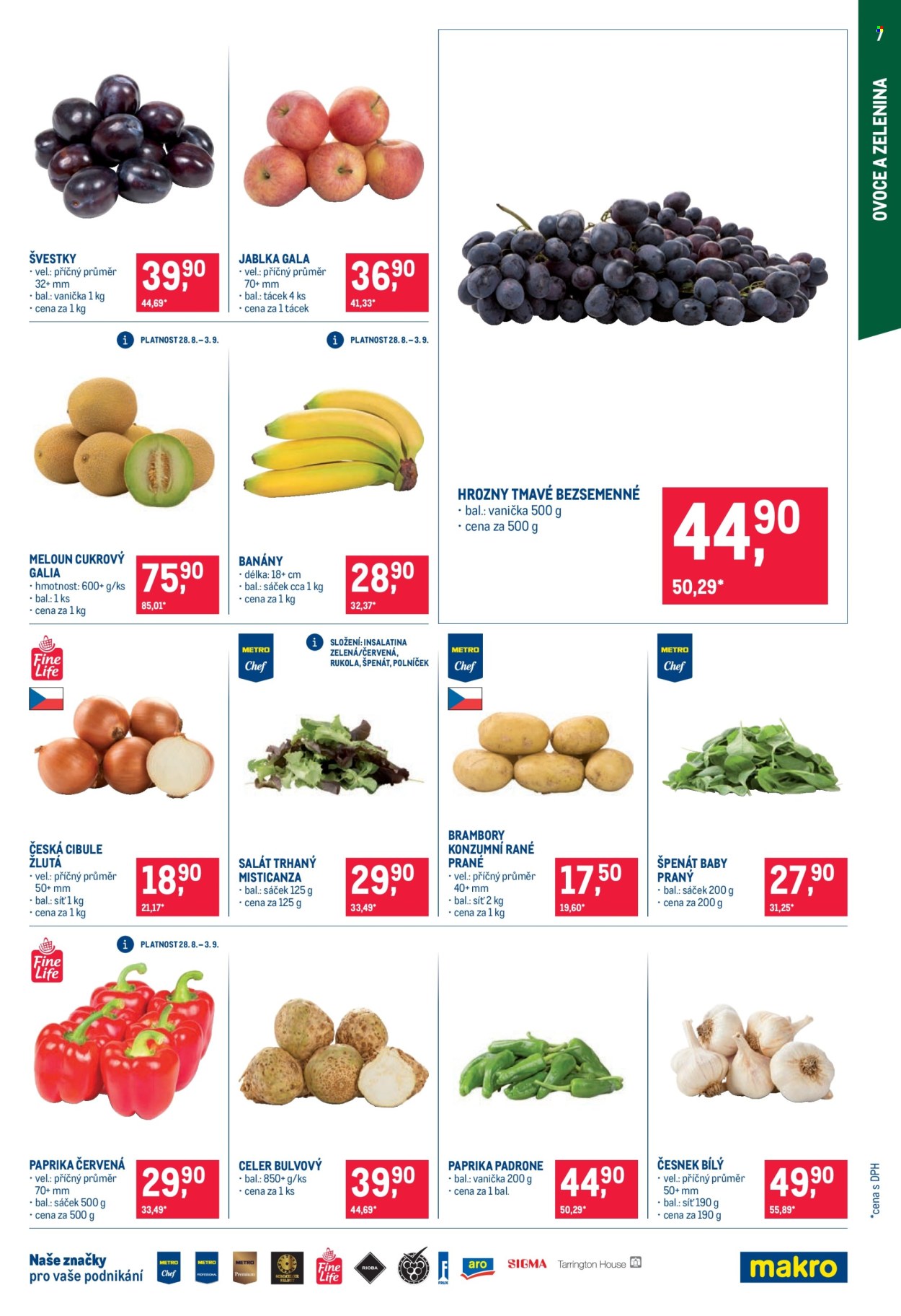 Leták MAKRO - 28.8.2024 - 10.9.2024. Strana 7