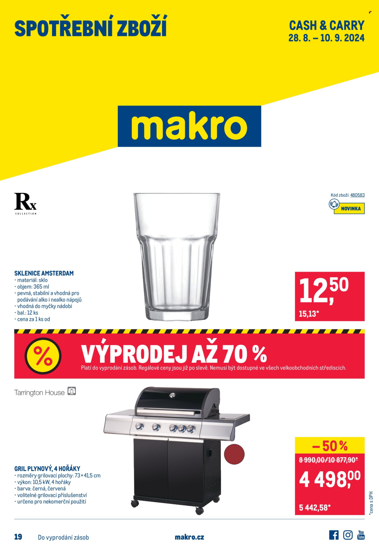 Leták MAKRO - 28.8.2024 - 10.9.2024. Strana 1