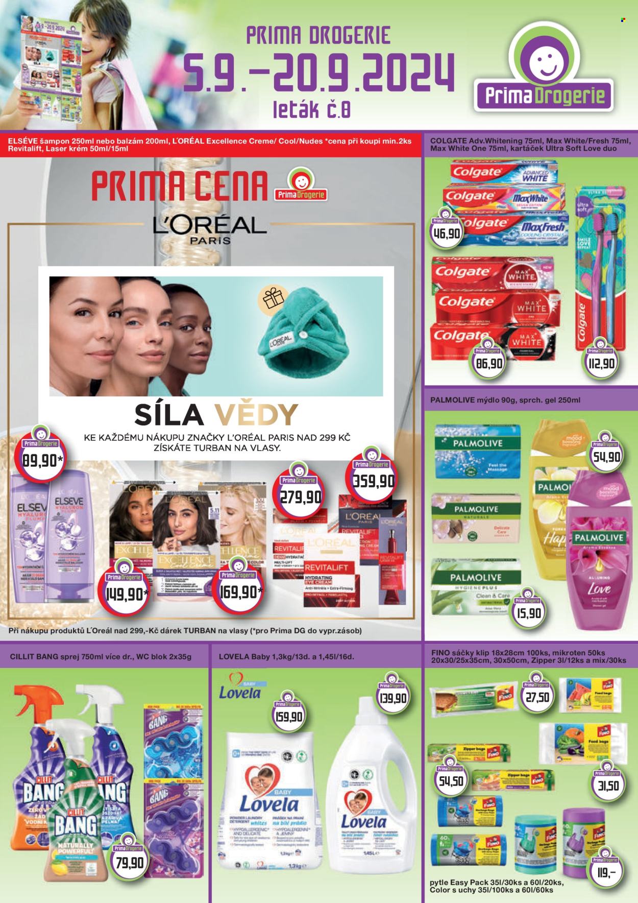 Leták Prima Drogerie - 5.9.2024 - 20.9.2024. Strana 1