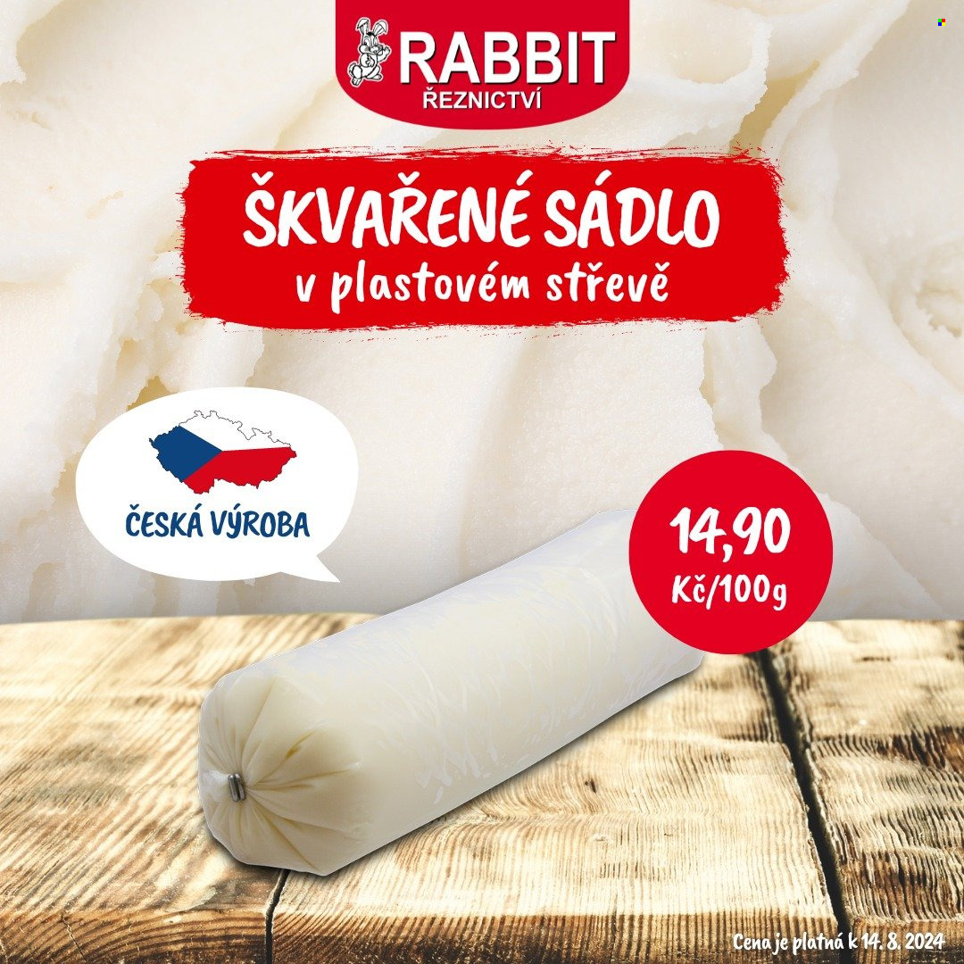 Leták RABBIT řeznictví. Strana 2