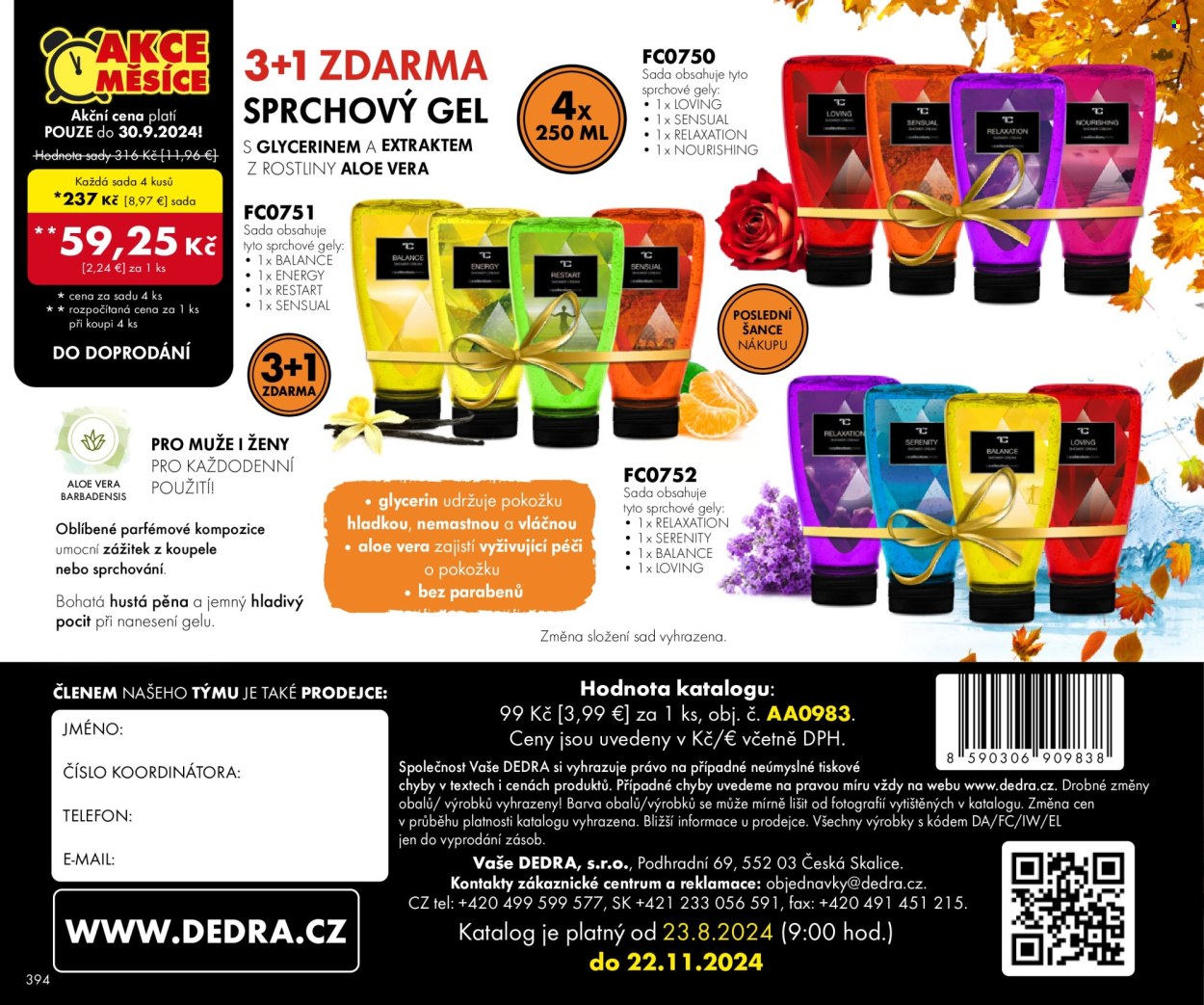 Leták Dedra - 23.8.2024 - 22.11.2024. Strana 94