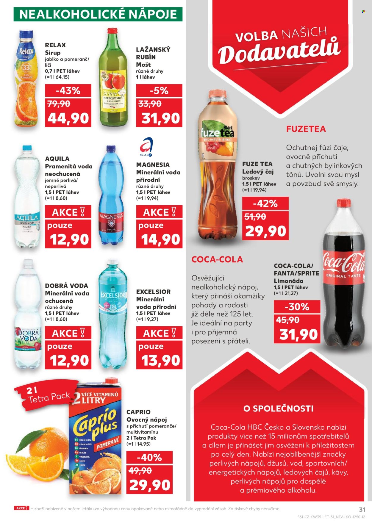 Leták Kaufland - 28.8.2024 - 3.9.2024. Strana 31