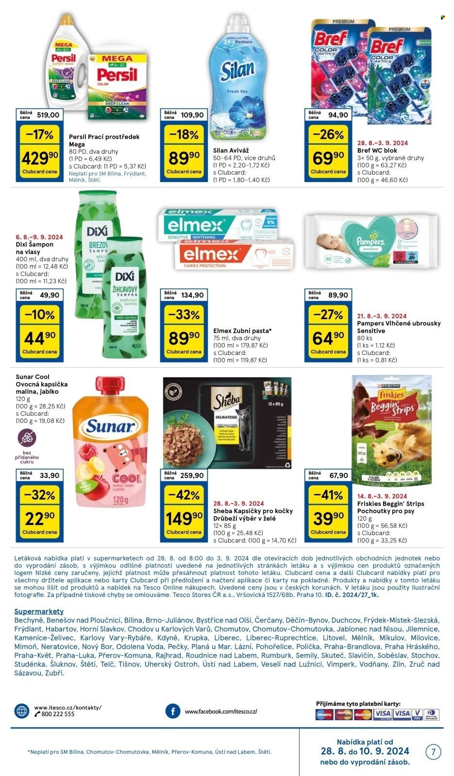 Leták TESCO supermarket - 28.8.2024 - 3.9.2024. Strana 7