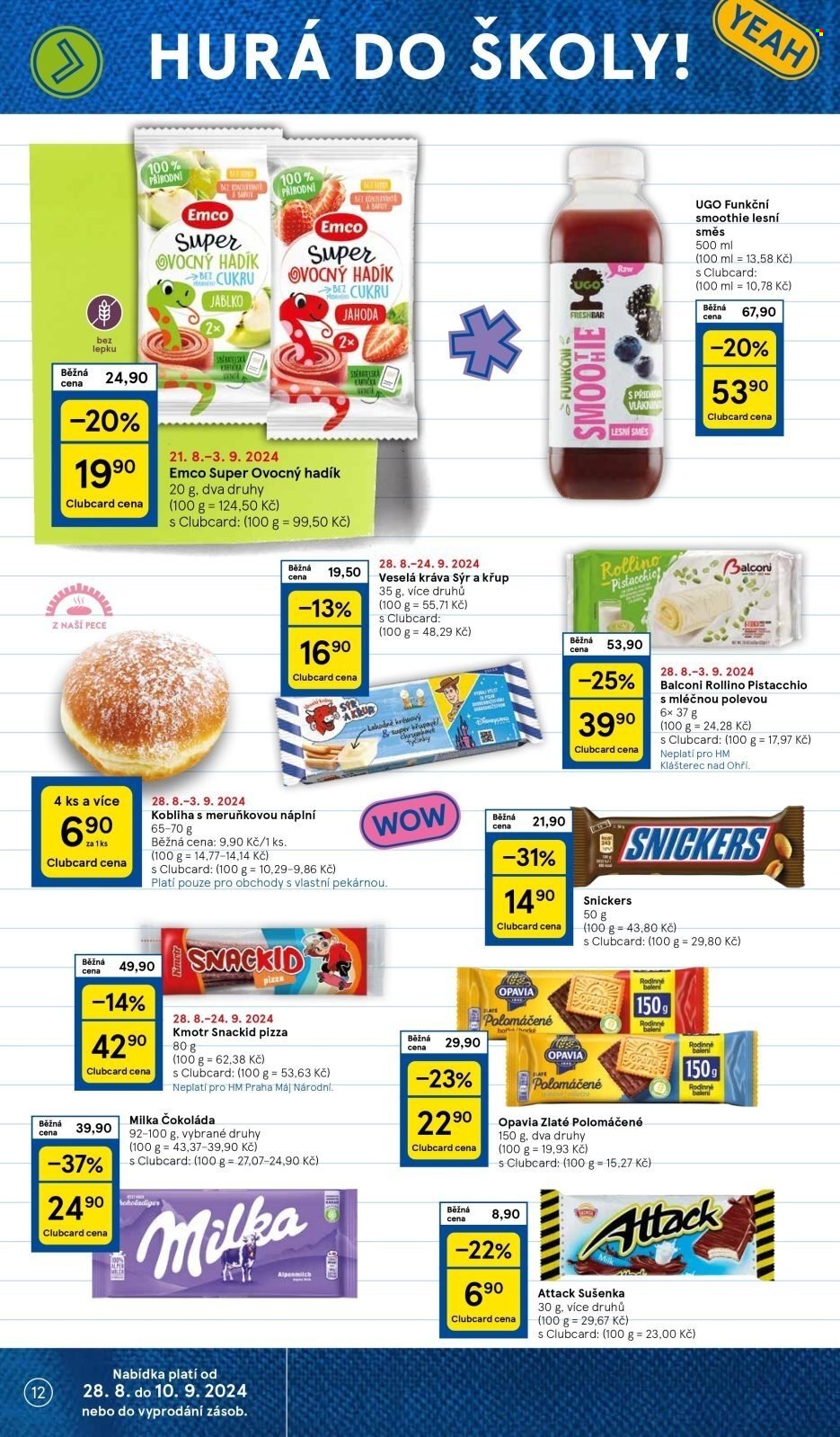 Leták TESCO - 28.8.2024 - 3.9.2024. Strana 12