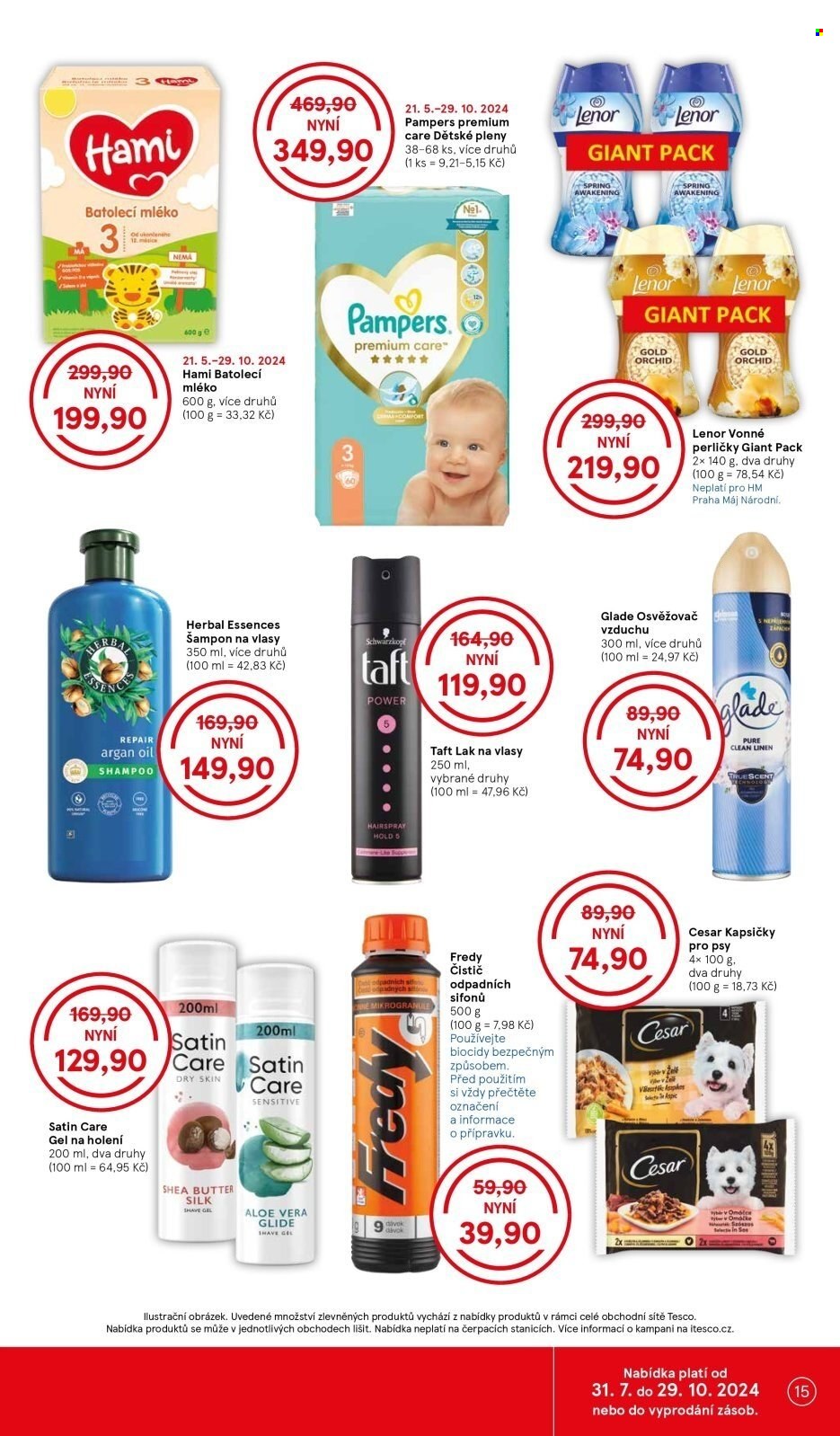 Leták TESCO - 28.8.2024 - 3.9.2024. Strana 15