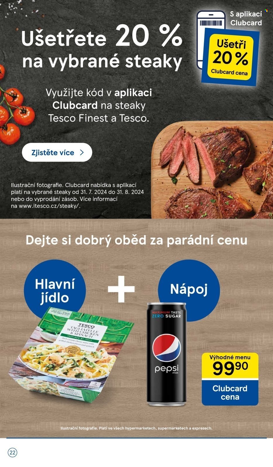 Leták TESCO - 28.8.2024 - 3.9.2024. Strana 22