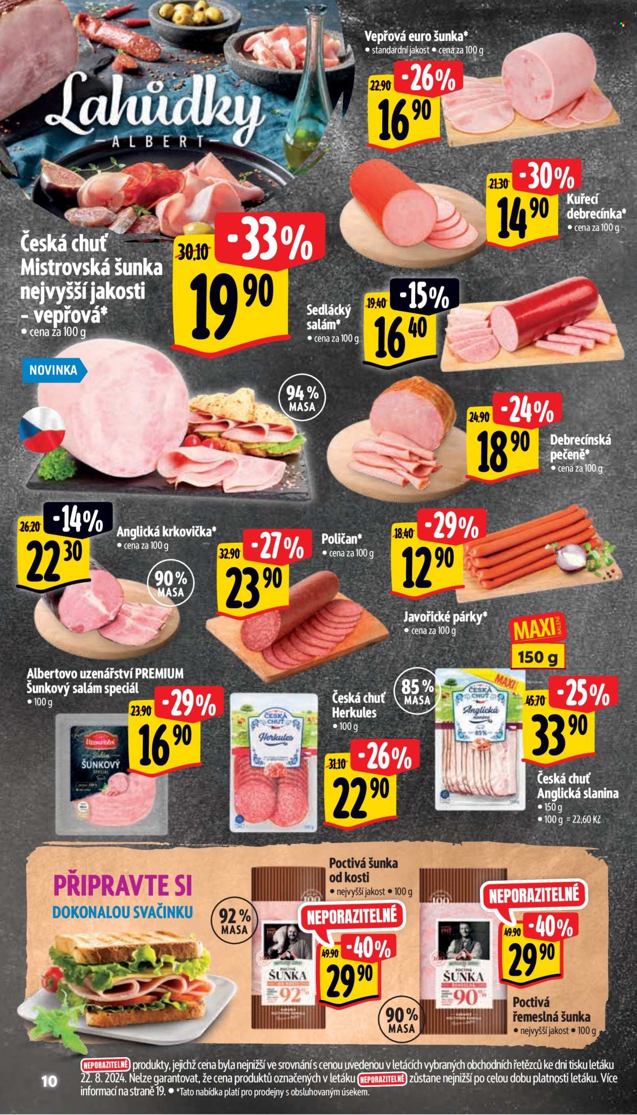 Leták Albert Supermarket - 28.8.2024 - 3.9.2024. Strana 17