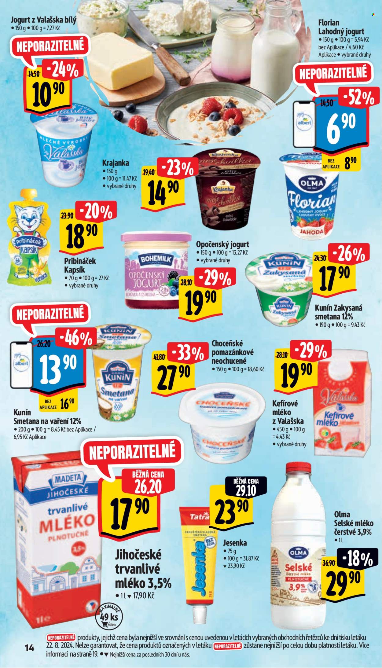 Leták Albert Supermarket - 28.8.2024 - 3.9.2024. Strana 22