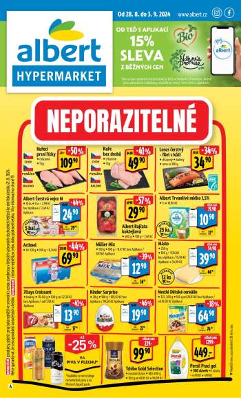 Leták Albert Hypermarket - 28.8.2024 - 3.9.2024.