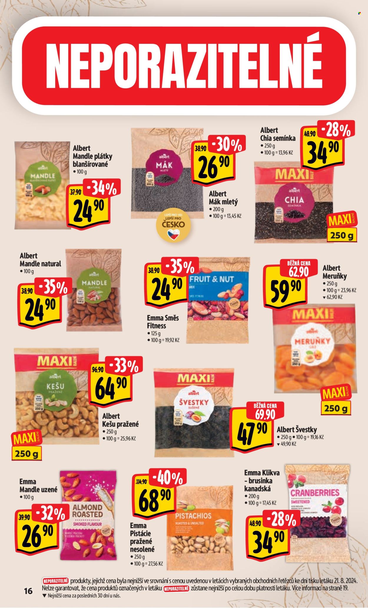 Leták Albert Hypermarket - 28.8.2024 - 3.9.2024. Strana 24
