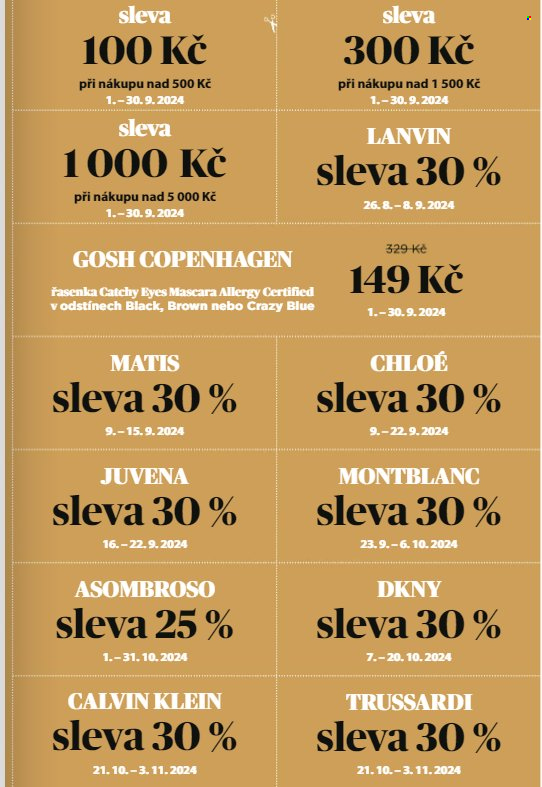 Leták FAnn parfumerie - 1.9.2024 - 31.10.2024. Strana 3
